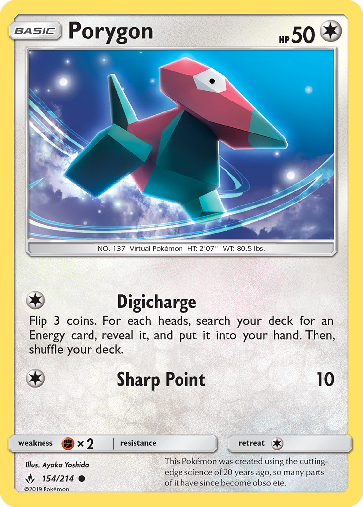 Unbroken Bonds Porygon #154/214